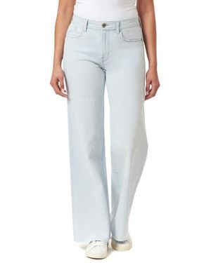 Kensie The Kaya High Rise Wide Leg Jeans - Blue