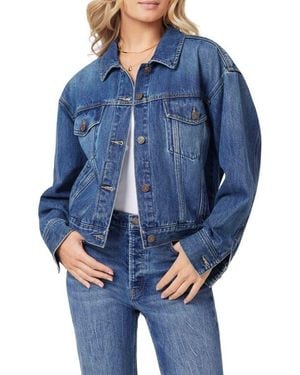 Scotch & Soda Oversized Crop Denim Jacket - Blue