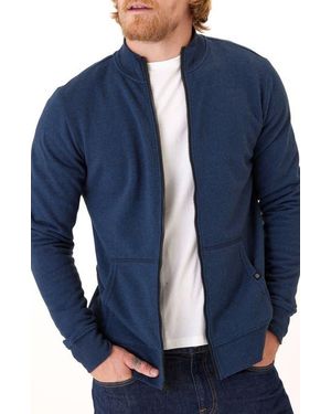 Threads For Thought Brandon Knit Zip-Up Jacket - Blue