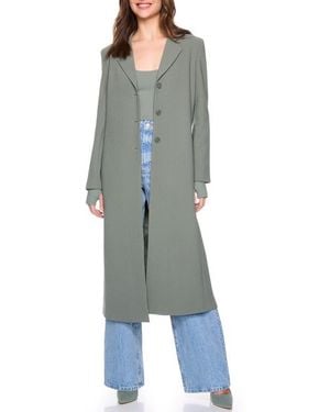 Susana Monaco Pebble Midi Blazer - Green