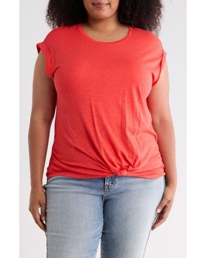 Sanctuary Knotted Muscle Tee - Red