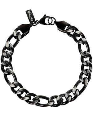 Ed Hardy Figaro Chain Bracelet - Black