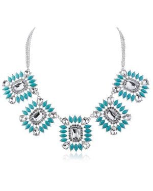 Jardin Crystal Southwest Necklace - Blue