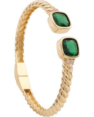 Saachi Cable Cuff Bracelet - Metallic