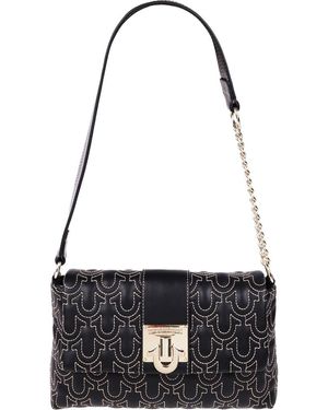 True Religion Horseshoe Quilted Shoulder Bag - Black