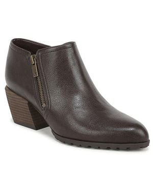 Vionic Blaine Block Heel Bootie - Brown