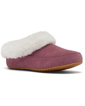 Sorel Go Coffee Run Faux Fur Slipper - Purple