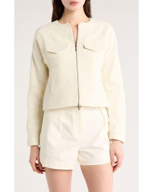 10 Crosby Derek Lam Prewett Zip Front Jacket - Natural