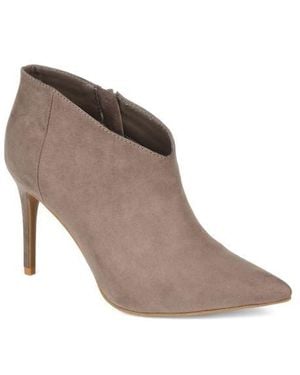 Journee Collection Journee Demmi Patterned Bootie - Brown