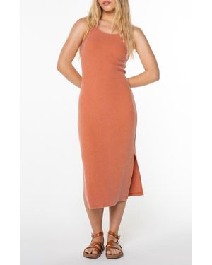 Roxy City Lights Tank Midi Dress - Orange