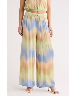 FRNCH Parina Wide Leg Pants - Yellow