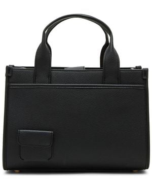 Anne Klein Midi Satchel With Pouch - Black