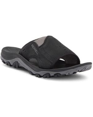 Merrell Huntington Waterproof Slide Sandal - Black