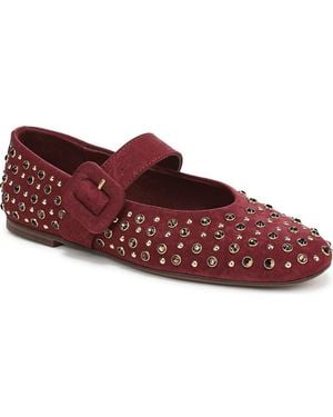 Circus by Sam Edelman Blaire Studded Mary Jane Flat - Red