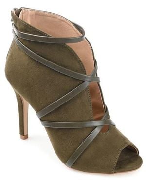 Journee Collection Journee Samara Strappy Bootie - Green