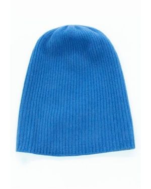 Portolano Cashmere Beanie - Blue