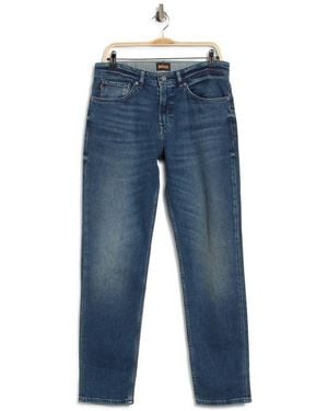 HUGO Maine Straight Leg Jeans - Blue