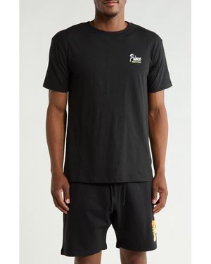 Prince Logo Print Graphic T-Shirt - Black