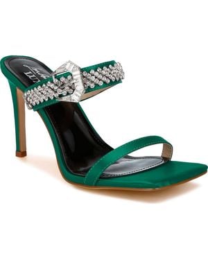 LONDON RAG Vitrlne Slide Sandal - Green