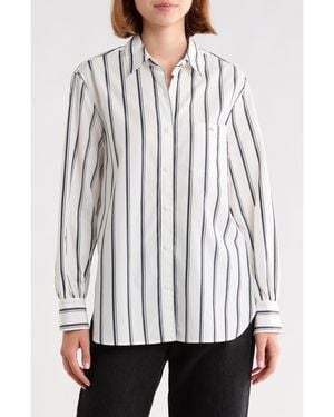 Rag & Bone Max Striped Shirt - White