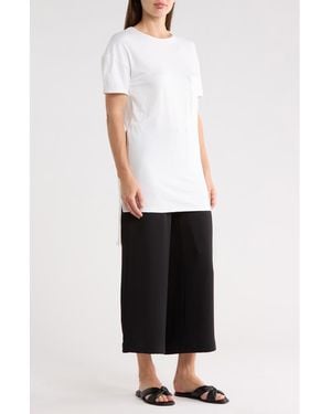 Go Couture High-Low Tunic Top - White