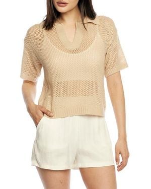 LBLC The Label Winnie Collared Top - White