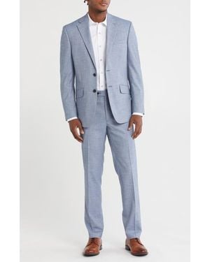 Ben Sherman Notch Lapel Suit - Blue