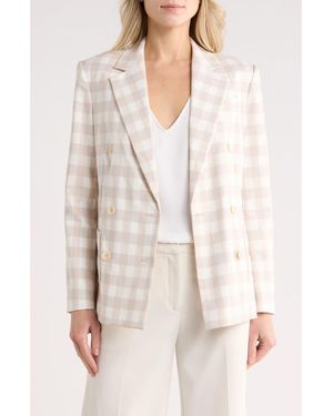 Jonathan Simkhai Margaux Double Breasted Blazer - White