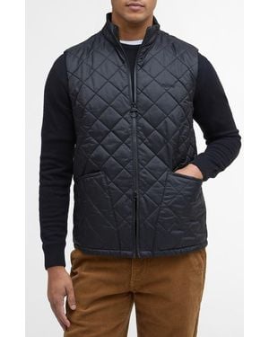 Barbour Monty Quilted Nylon Vest - Blue