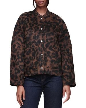 Bagatelle Fuzzy Bomber Jacket - Black