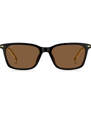 BOSS 56Mm Square Sunglasses - Brown
