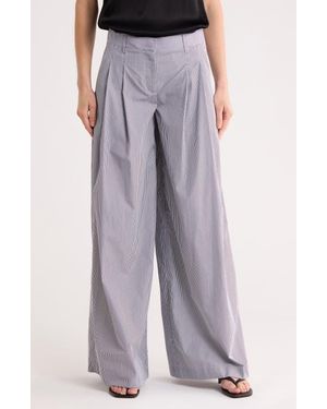 Twp Didi Stripe Wide Leg Pants - Purple