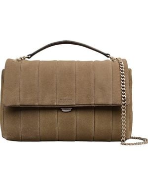 Radley Burton Way Quilted Suede Crossbody Bag - Brown