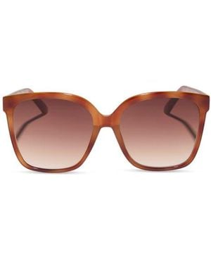 DIFF Hazel 58Mm Square Sunglasses - Pink