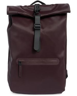 Rains Rolltop Waterproof Rucksack - Brown