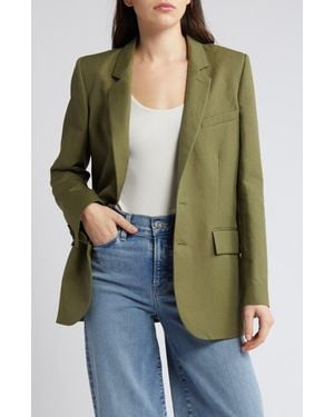 FRAME Everyday Twill Blazer - Green