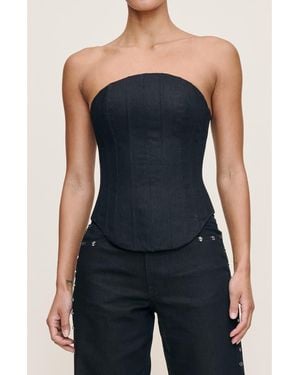 DL1961 Denim Corset Top - Blue
