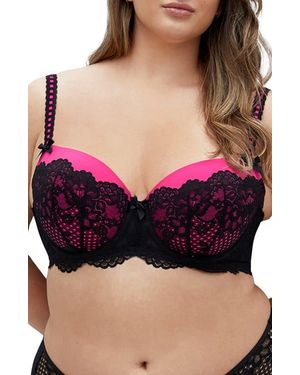 City Chic Leyla Contour Bra - Black