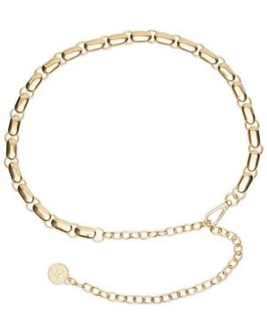 Steve Madden Bean Chain Belt - Metallic