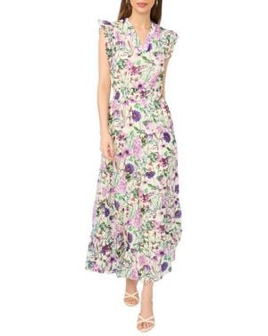 Halogen® Sleeveless Zip Through A-Line Minidress - White