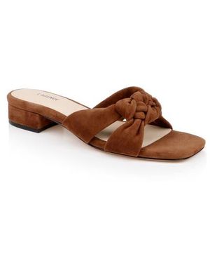 L'Agence Lea Slide Sandal - Brown