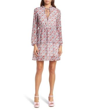 Love By Design Evelyn Chiffon Tiered Mini Dress