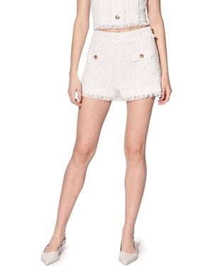 Walter Baker Dora Houndstooth Shorts - White