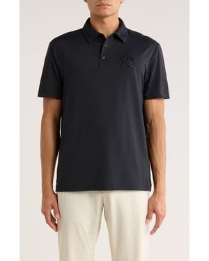 Callaway Apparel Premium Mixed Media Polo Shirt - Black