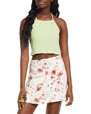 BP. Rib Halter Top - Multicolor