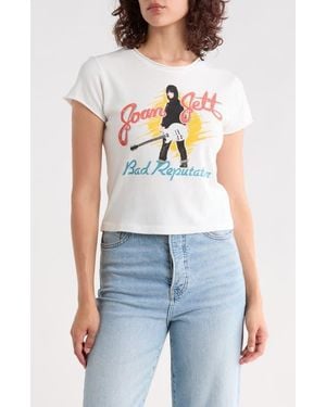 Junk Food Joan Jett Bad Reputation Graphic T-Shirt - Blue