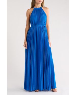 ★Ted Baker Almaria フローラルホルターフレア 上質マキシ★ ALMARIA - Floral Halter Neck Woven Maxi Dress