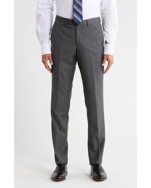 No Ordinary Joe by Ted Baker Joey Wool Dress Pants - Gray