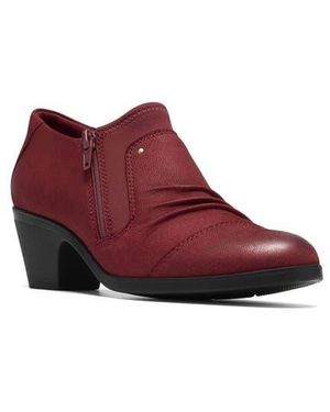 Clarks Emily Vine Bootie - Red