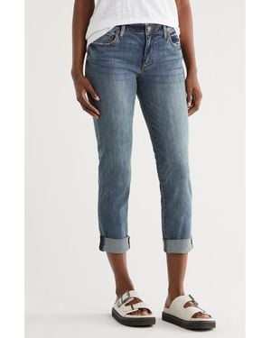 Kut From The Kloth Katy Cuffed Boyfriend Jeans - Blue